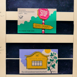Collection timbres d'Allemagne de l'Est (DDR) 1977-1999 neufs** en 5 albums.