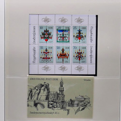 Collection timbres d'Allemagne de l'Est (DDR) 1977-1999 neufs** en 5 albums.