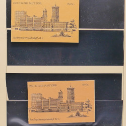 Collection timbres d'Allemagne de l'Est (DDR) 1977-1999 neufs** en 5 albums.