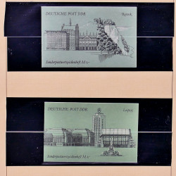 Collection timbres d'Allemagne de l'Est (DDR) 1977-1999 neufs** en 5 albums.