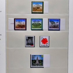 Collection timbres d'Allemagne de l'Est (DDR) 1977-1999 neufs** en 5 albums.