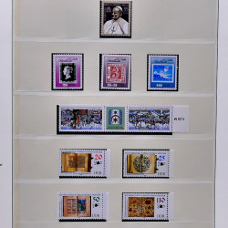 Collection timbres d'Allemagne de l'Est (DDR) 1977-1999 neufs** en 5 albums.