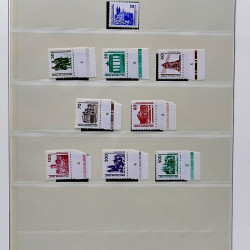 Collection timbres d'Allemagne de l'Est (DDR) 1977-1999 neufs** en 5 albums.