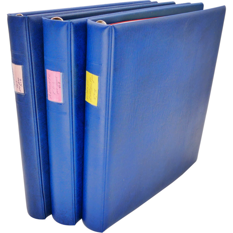 Collection enveloppes premier jour (FDC) d'Albanie 1986-1999 en 3 albums.