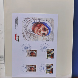 Collection enveloppes premier jour (FDC) d'Albanie 1986-1999 en 3 albums.
