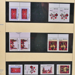Collection timbres d'Albanie neufs** en double 1982-1999 en 4 albums.