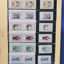 Collection timbres d'Albanie neufs** en double 1982-1999 en 4 albums.