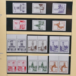 Collection timbres d'Albanie neufs** en double 1982-1999 en 4 albums.
