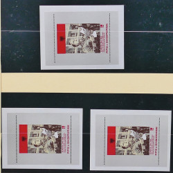 Collection timbres d'Albanie neufs** en double 1982-1999 en 4 albums.