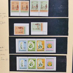 Collection timbres d'Albanie neufs** en double 1982-1999 en 4 albums.