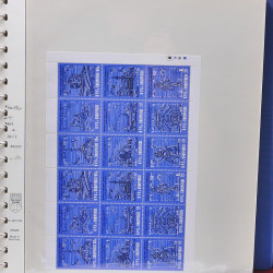Collection timbres d'Albanie neufs** en double 1982-1999 en 4 albums.