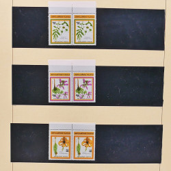 Collection timbres d'Albanie neufs** en double 1982-1999 en 4 albums.