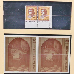 Collection timbres d'Albanie neufs** en double 1982-1999 en 4 albums.