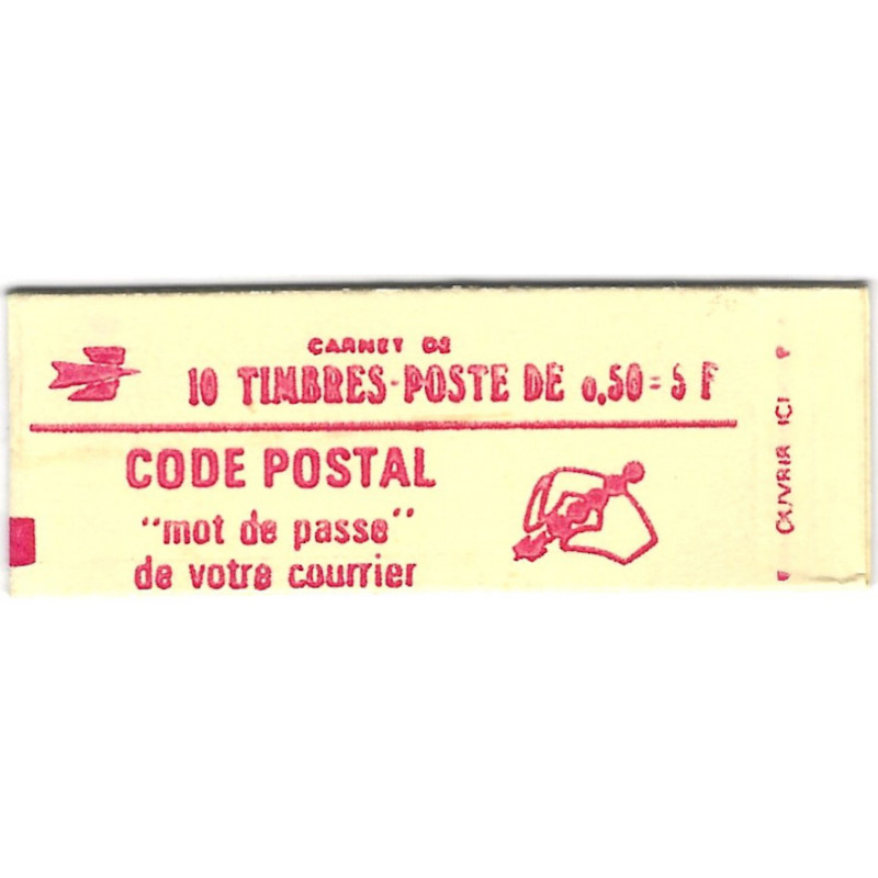 Carnet de 10 timbres type Marianne de Béquet N°1664-C3 neuf**.
