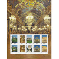Collector 10 timbres Le Château de Versailles N°COL 39.