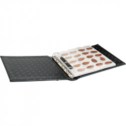 Album Numis Leuchtturm pour Pressed Pennies avec 5 pochettes et étui de protection.