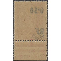 Algérie timbre N°247b bdf double surcharge neuf**.