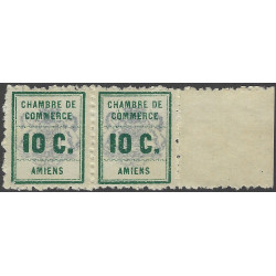 Timbre de grève Amiens N°1 paire bdf neuf*.