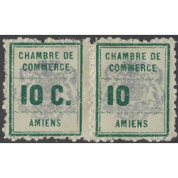 Timbre de grève Amiens N°1a tenant à normal neuf*.
