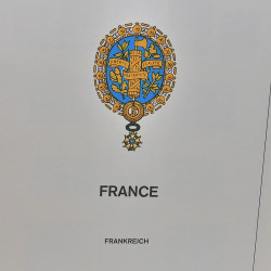 Reliure Lindner avec feuilles préimprimées France 1999-2001.