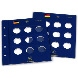 Feuilles numismatiques Vista pour pièces commémoratives allemandes 10-20-25 euros.