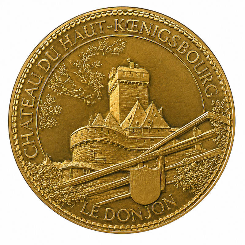 Médaille Souvenir Château du Haut Koenigsbourg – Le Donjon – Arthus Bertrand.