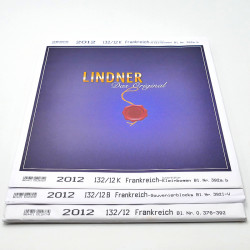 Feuilles préimprimées Lindner France 2012 complet neuf.