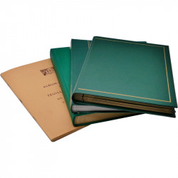 Lot de classeurs et album pour timbres-poste.