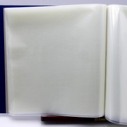 Classeur Lindner pour 100 feuilles entières de timbres-poste 290 x 310 mm.