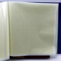 Classeur Lindner pour 100 feuilles entières de timbres-poste 290 x 310 mm.