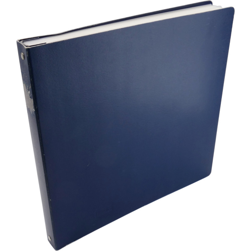 Classeur Lindner pour 100 feuilles entières de timbres-poste 290 x 310 mm.