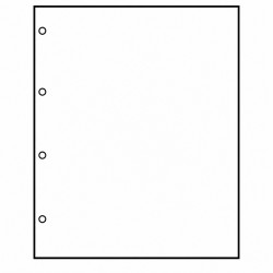 Feuilles intermédiaires pour album Compact A4 Safe.