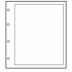 Feuilles en carton blanc avec cadre noir pour albums Compact A4 Safe.