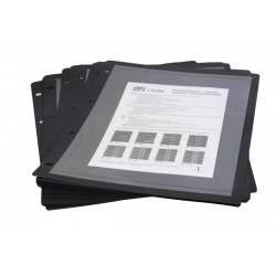 Feuilles Clipfix compact A4 Safe à 1 bande pour grands documents.