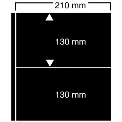Feuilles Clipfix compact A4 Safe à 2 bandes pour blocs feuillets.