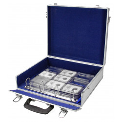 Malette en aluminium à 4 anneaux Compact A4 Safe.