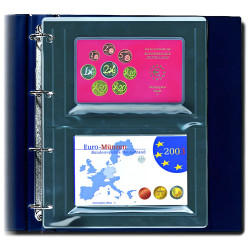 Feuilles compact A4 Safe pour séries d'euros.