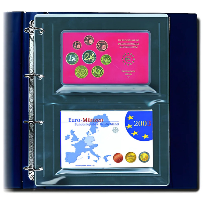 Feuilles compact A4 Safe pour séries d'euros.
