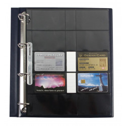 Feuilles compact A4 Safe pour cartes téléphoniques et Coincards.