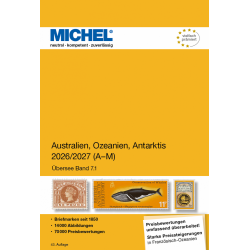 Catalogue Michel timbres d'Australie - Océanie - Antarctiques 2026/2027
