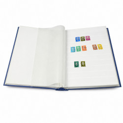 Classeur Retro pour timbres avec 60 pages blanches.
