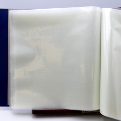 Lot de 3 classeurs Lindner pour 100 feuilles entières de timbres-poste 290 x 310 mm.