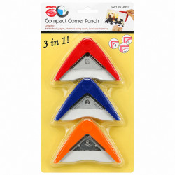 Pack de 3 arrondisseurs d'angle pour papier, films, photos.