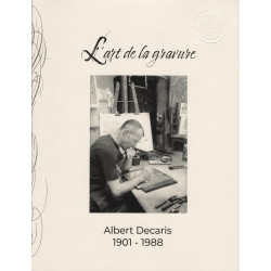 Livret de timbres l'art de la gravure : Albert Decaris N°4030.