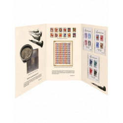 Livret de timbres l'art de la gravure : Albert Decaris N°4030.