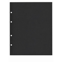 Feuilles noires Pro Phila Safe sans division pour blocs, feuillets de timbres.