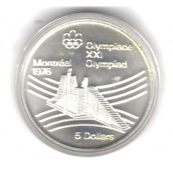 Canada – 5 Dollars 1976 – Jeux Olympiques de Montréal – Argent 925‰.