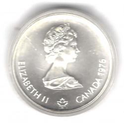 Canada – 5 Dollars 1976 – Jeux Olympiques de Montréal – Argent 925‰.