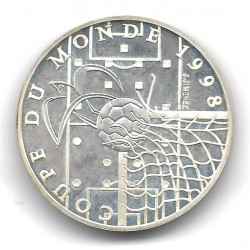 France – 10 Francs 1996 – Coupe du Monde de Football France 98 – Argent.