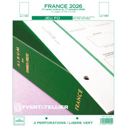 Jeux FO timbres de France 2026 premier semestre.